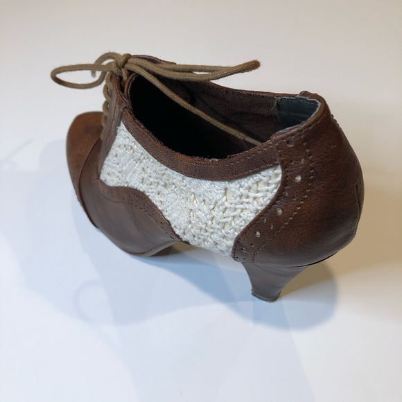 Not Rated Crochet Oxford Pump Bootie - Picture 7 of 8